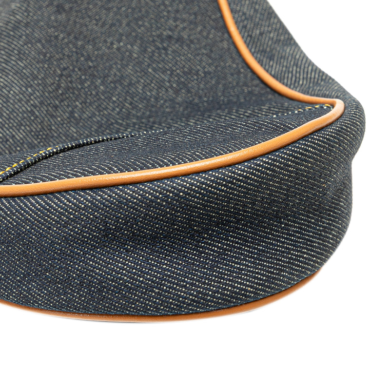 Mini Denim Saddle Pochette - Image 7