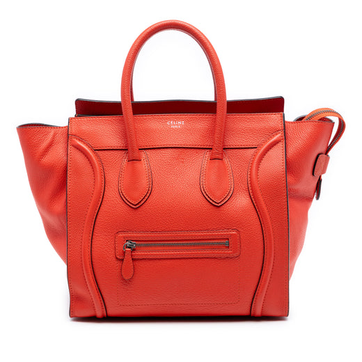 Mini Leather Luggage Tote - Image 1