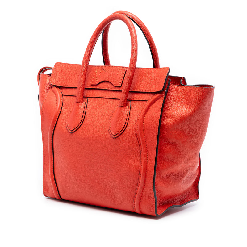 Mini Leather Luggage Tote - Image 2