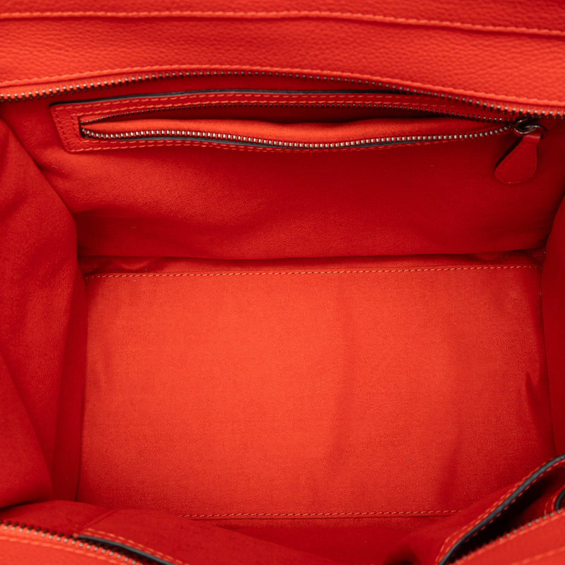 Mini Leather Luggage Tote - Image 4