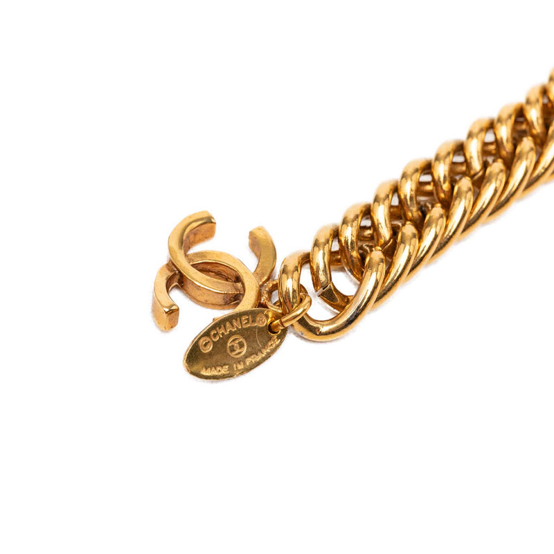 CC Gold Plated Double Lion Sunburst Chain Link Belt - Image 4