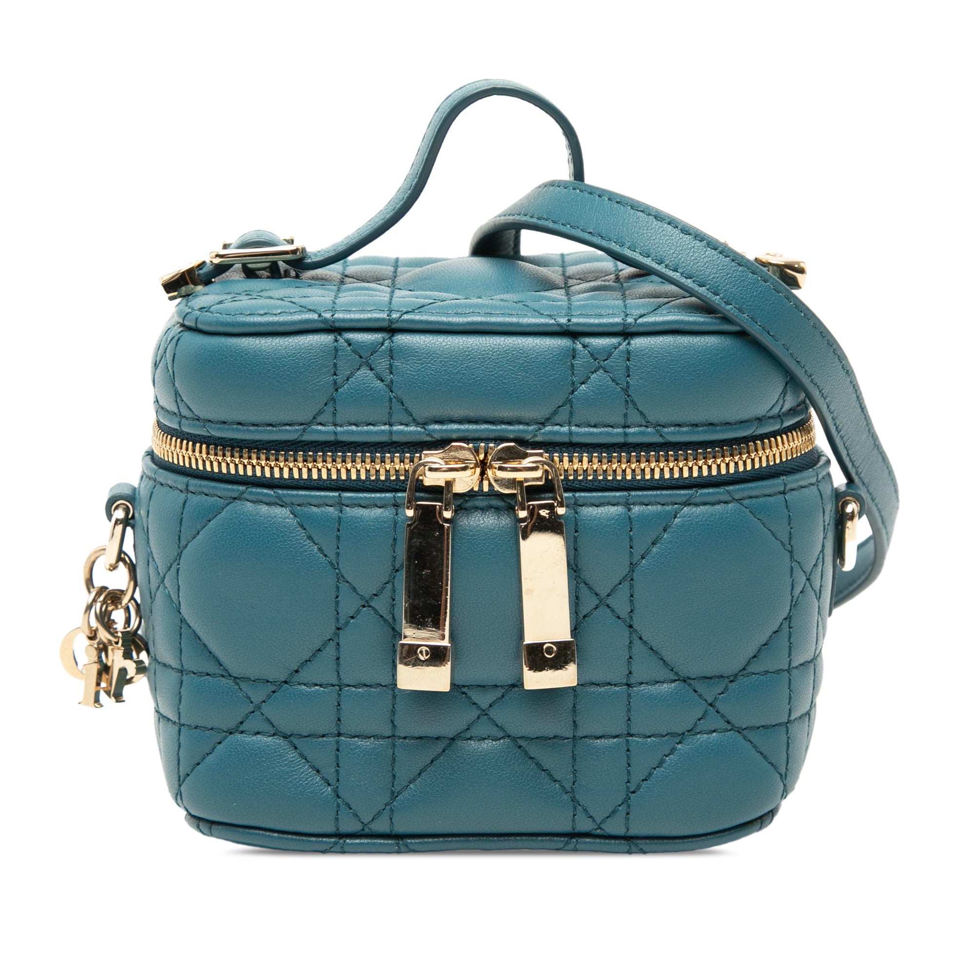 Micro Lambskin Cannage Lady Dior Vanity Case - Image 1
