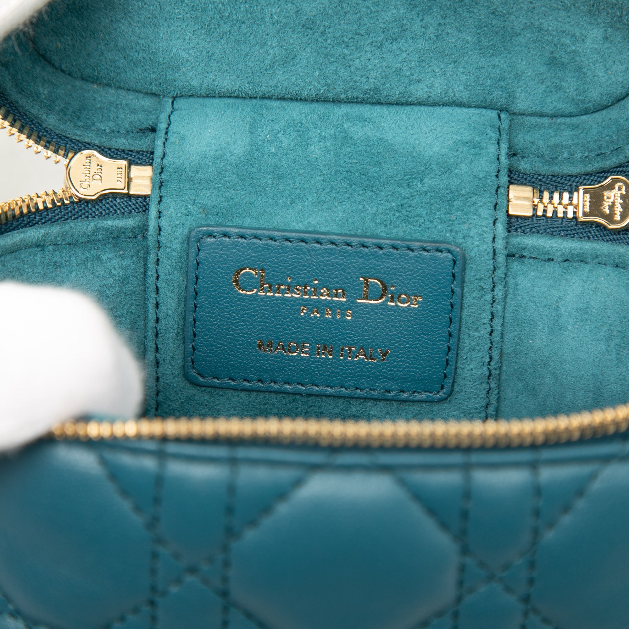 Micro Lambskin Cannage Lady Dior Vanity Case - Image 5
