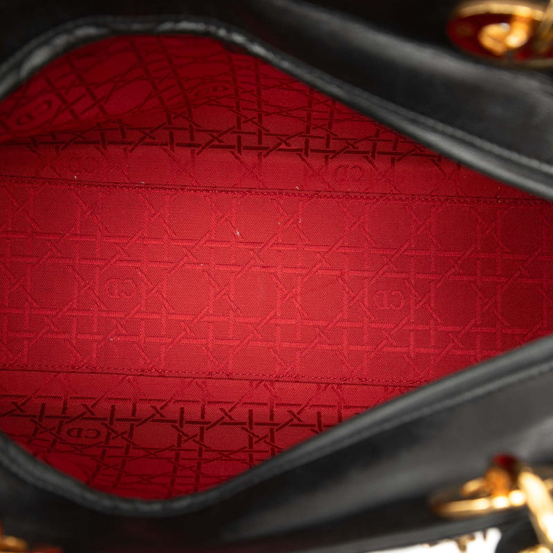Large Lambskin Cannage Lady Dior - Image 2