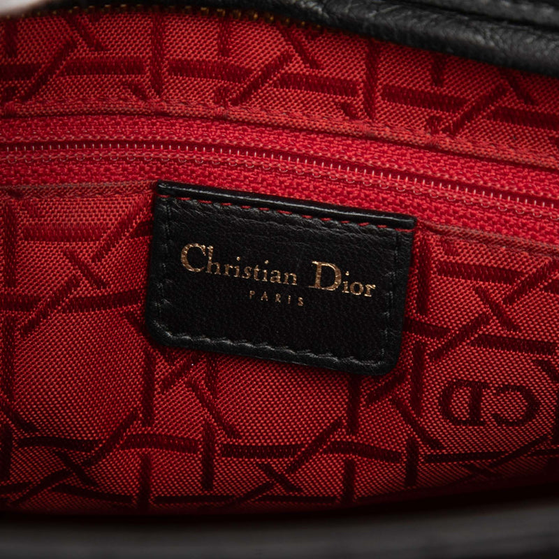 Large Lambskin Cannage Lady Dior - Image 3