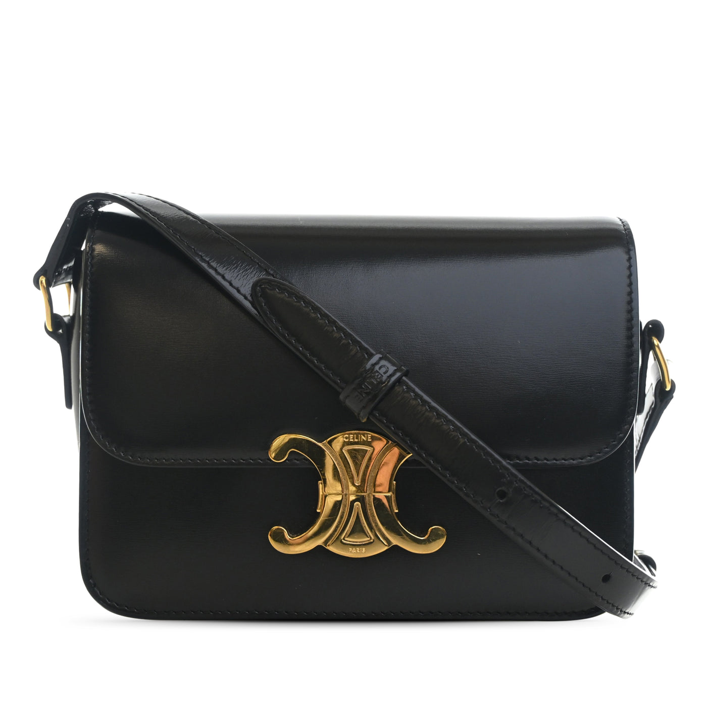 Teen Shiny Calfskin Triomphe Crossbody - Image 1