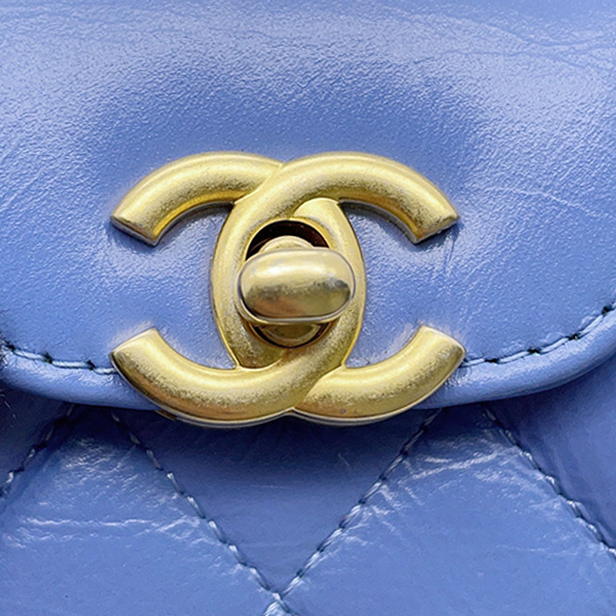 Mini Nano Aged Calfskin Kelly Shopper Bag - Image 7