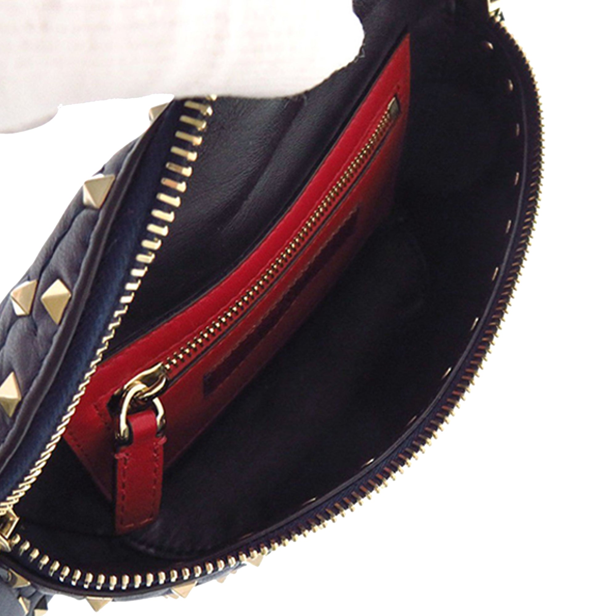 Quilted Lambskin VLTN Rockstud Spike Belt Bag - Image 5