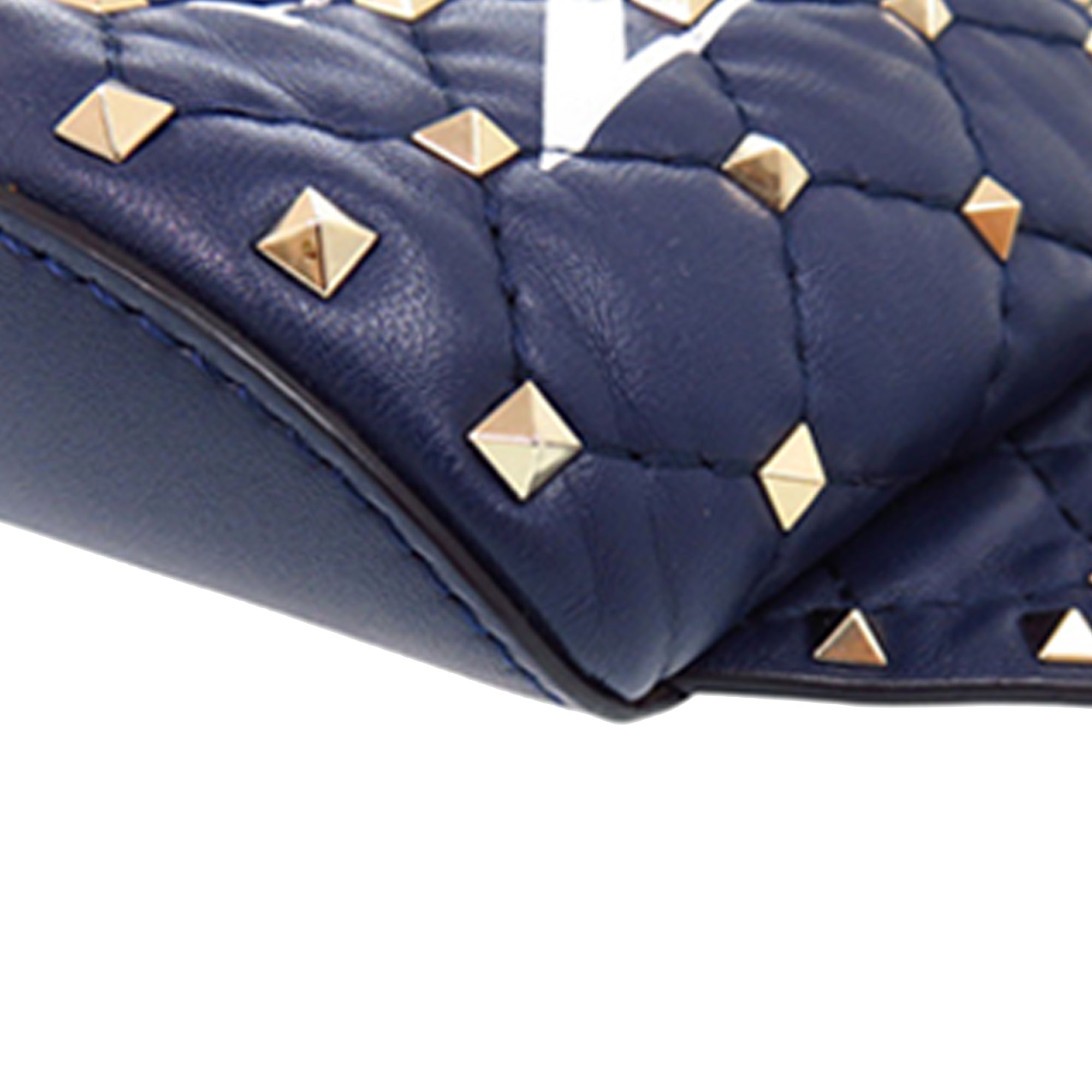 Quilted Lambskin VLTN Rockstud Spike Belt Bag - Image 9