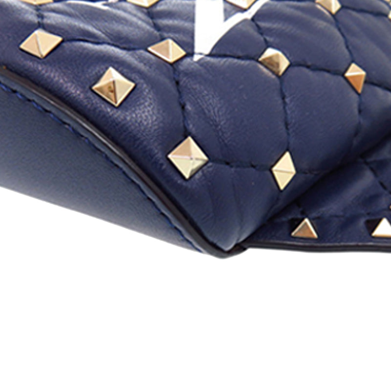 Quilted Lambskin VLTN Rockstud Spike Belt Bag - Image 9