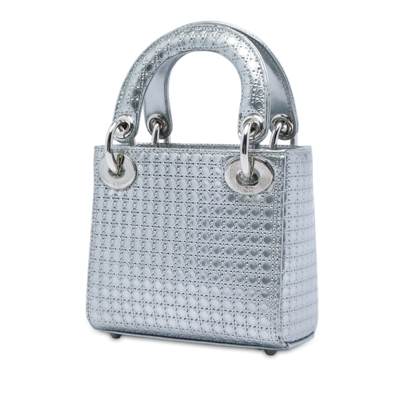 Micro Metallic Patent Microcannage Lady Dior - Image 2