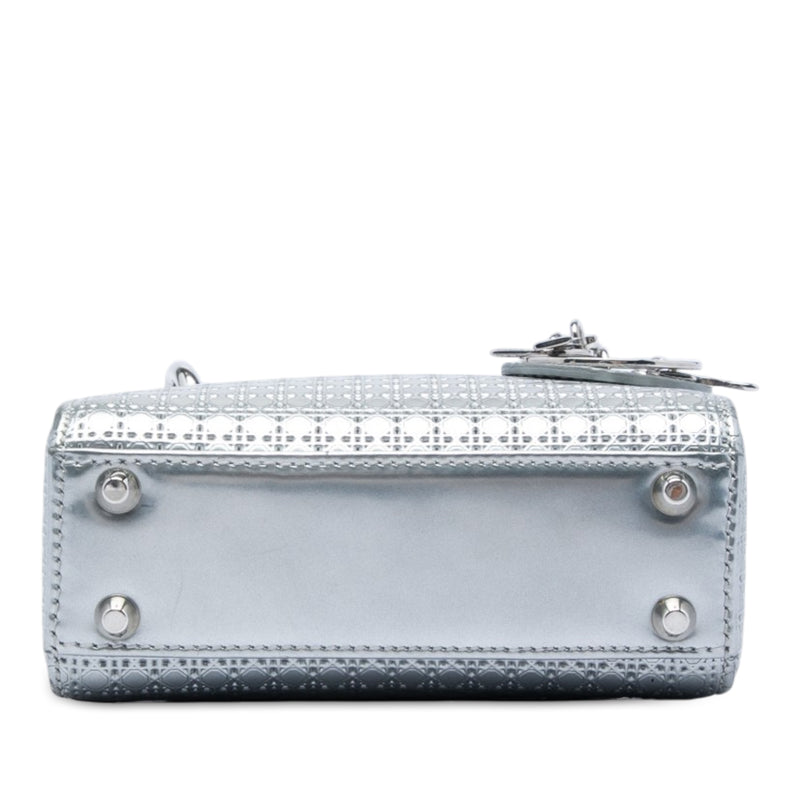 Micro Metallic Patent Microcannage Lady Dior - Image 3