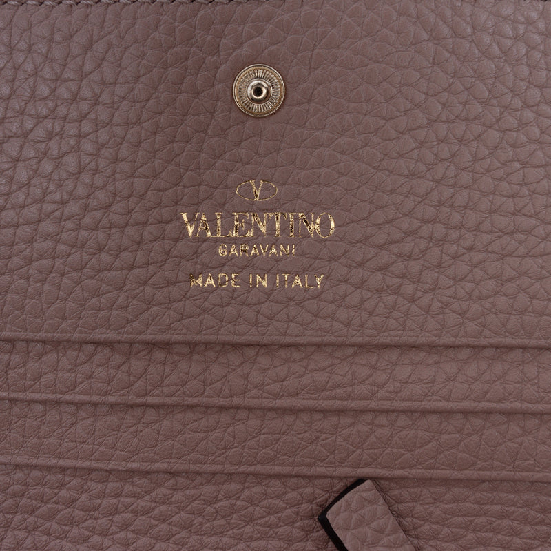 Leather Rockstud Compact Wallet - Image 5
