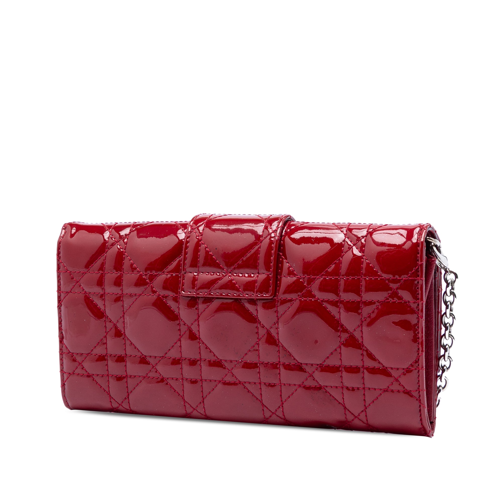 Patent Cannage Miss Dior Wallet on Chain - Image 2