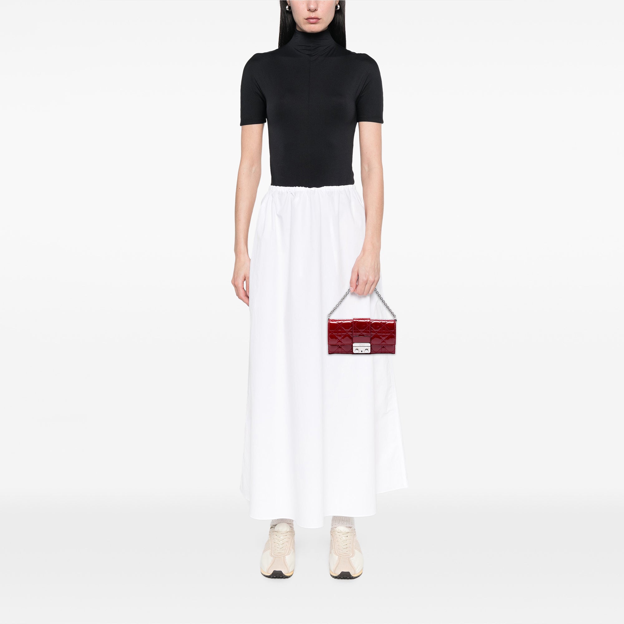 Patent Cannage Miss Dior Wallet on Chain - Image 6