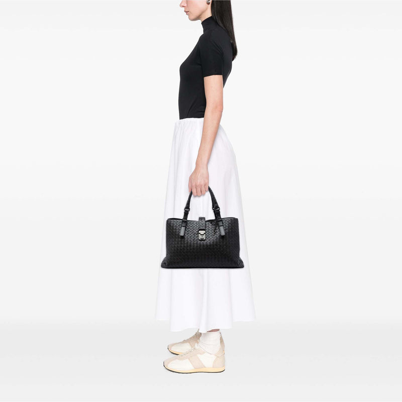 Medium Nappa Intrecciato Roma Tote - Image 5
