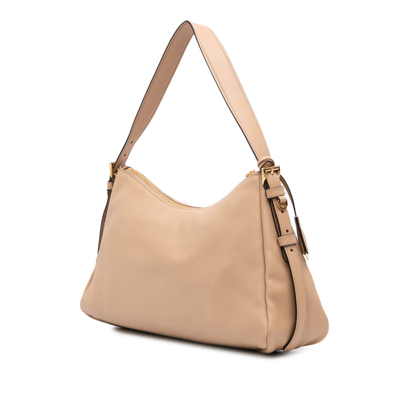 Large Leather Aimee Shoulder Bag - Image 2