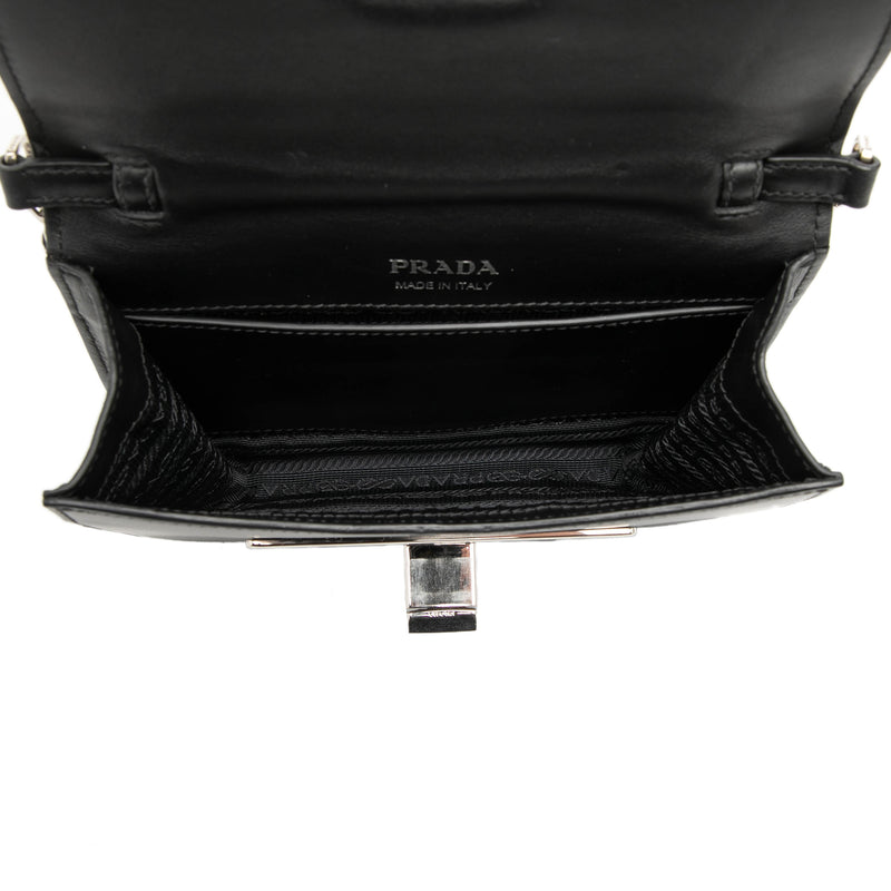 City Calf Crystal Embellished Ribbon Bag - Image 4