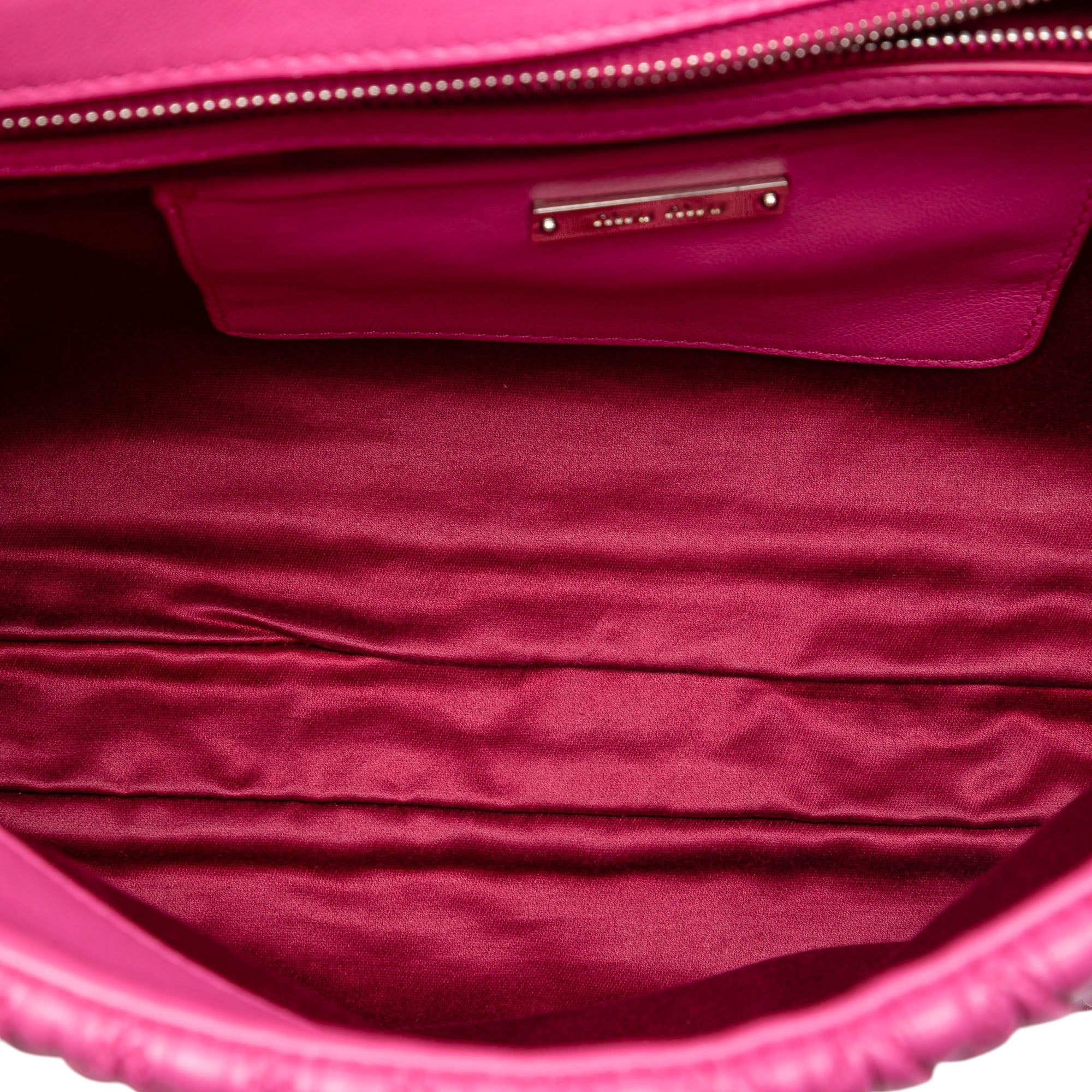 Matelasse Nappa Crystal Chain Satchel - Image 4
