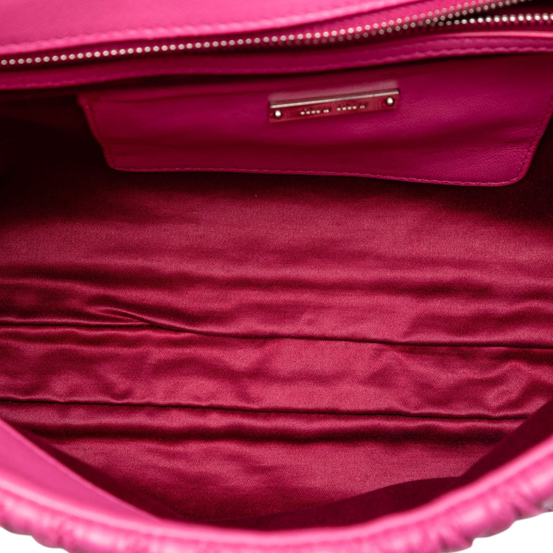 Matelasse Nappa Crystal Chain Satchel - Image 4