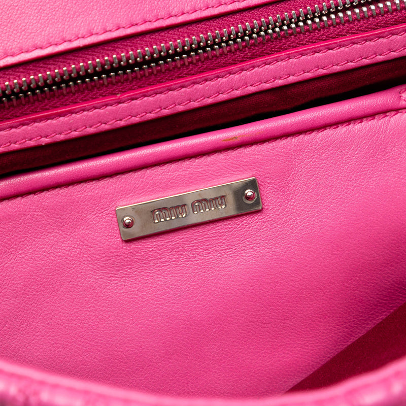 Matelasse Nappa Crystal Chain Satchel - Image 5