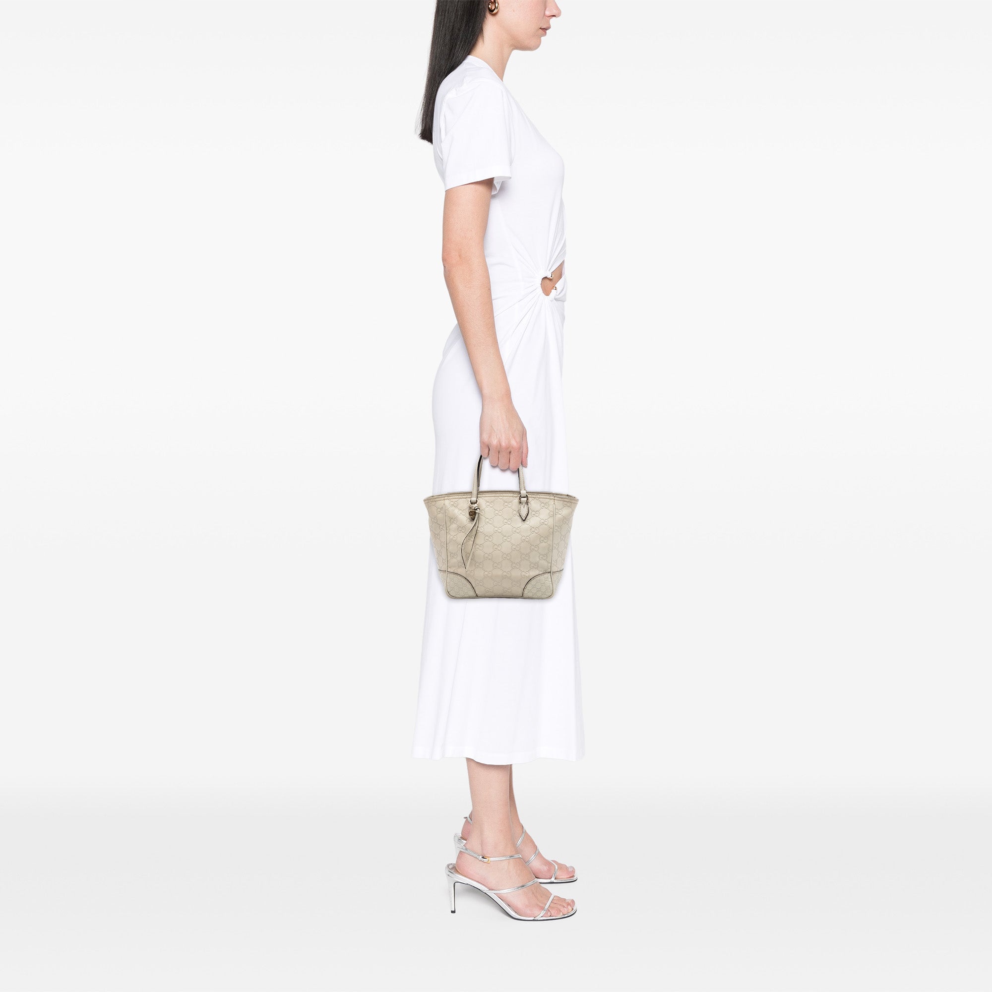 Small Guccissima Bree Satchel - Image 6