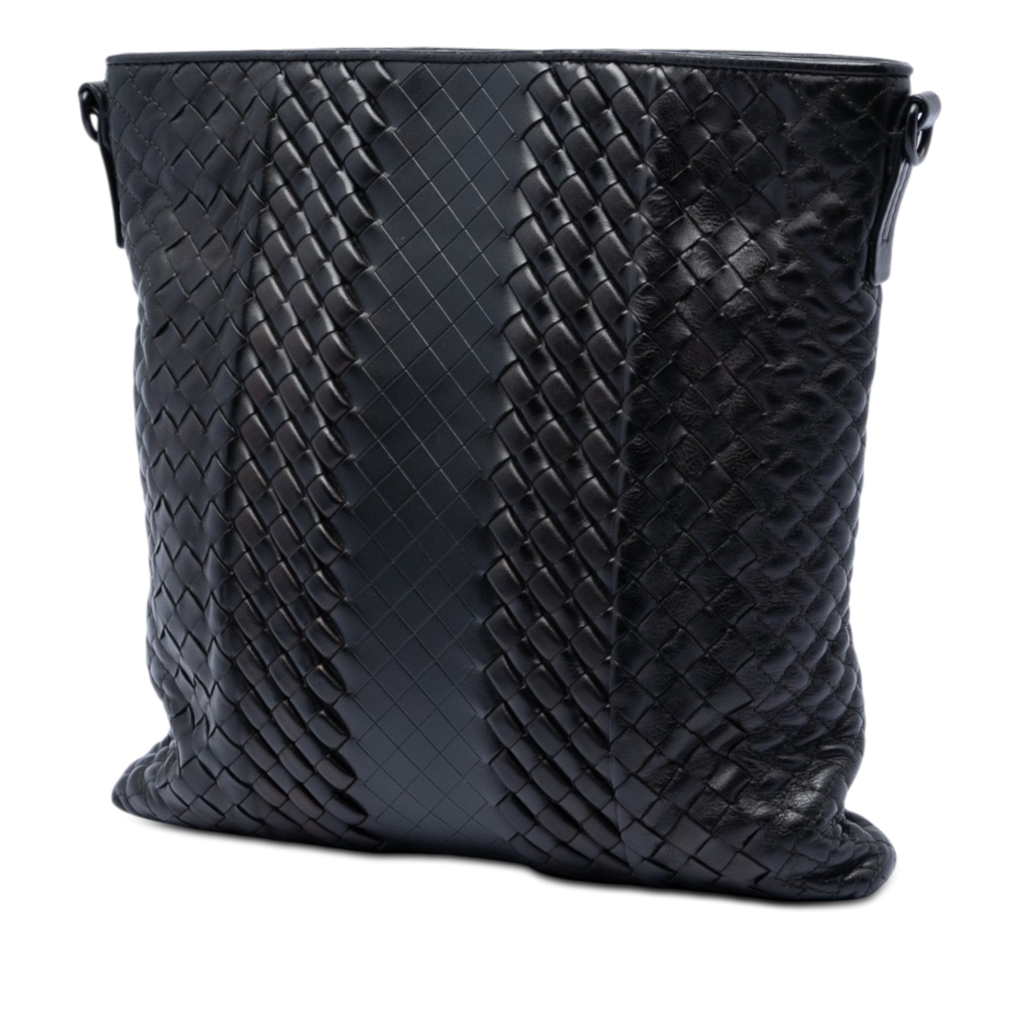 Leather Intreccio Imperatore Crossbody - Image 2