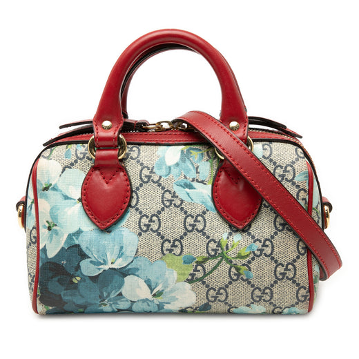 Mini GG Supreme Blooms Boston Bag - Image 1