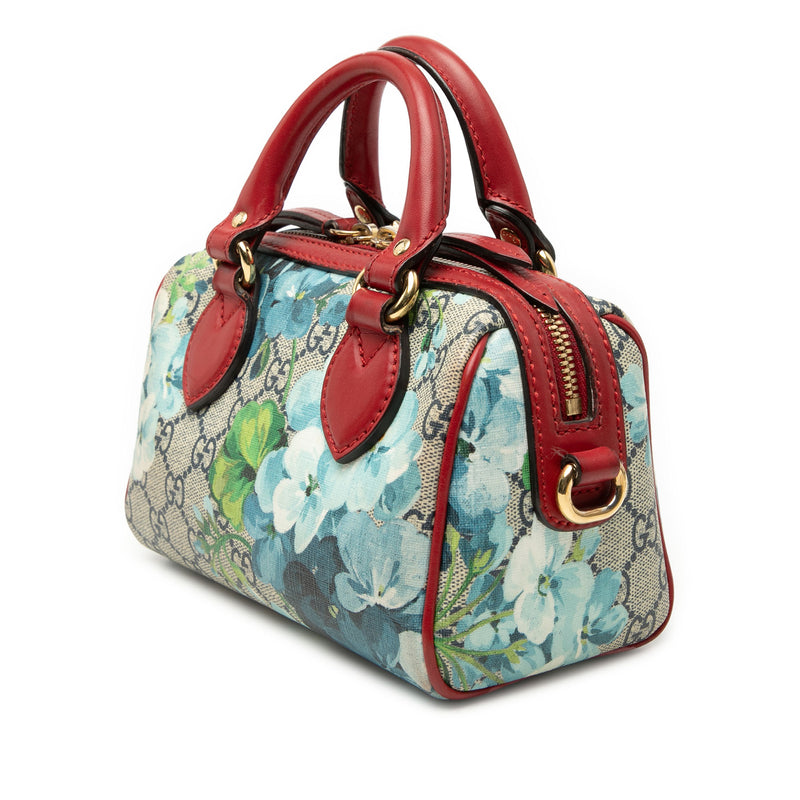 Mini GG Supreme Blooms Boston Bag - Image 2