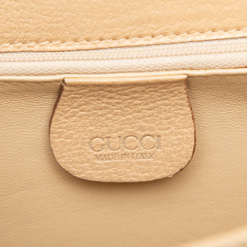 Calfskin Turnlock Bamboo Top Handle Bag - Image 5