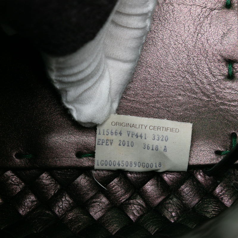 Medium Iridescent Nappa Intrecciato Cabat Tote - Image 5