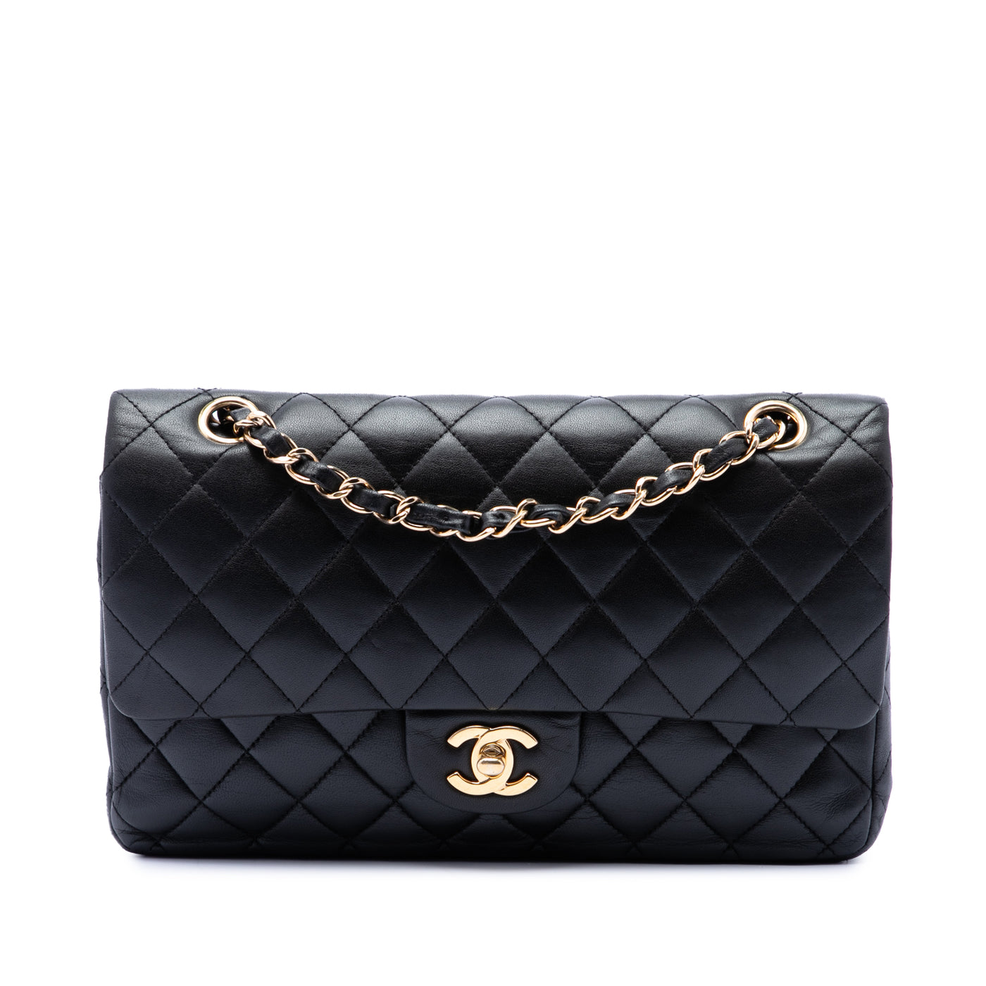 Medium Classic Lambskin Double Flap - Image 1