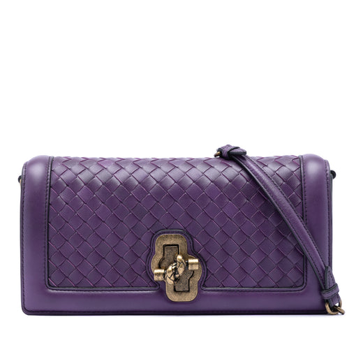 Nappa Intrecciato Olimpia Knot Crossbody - Image 1
