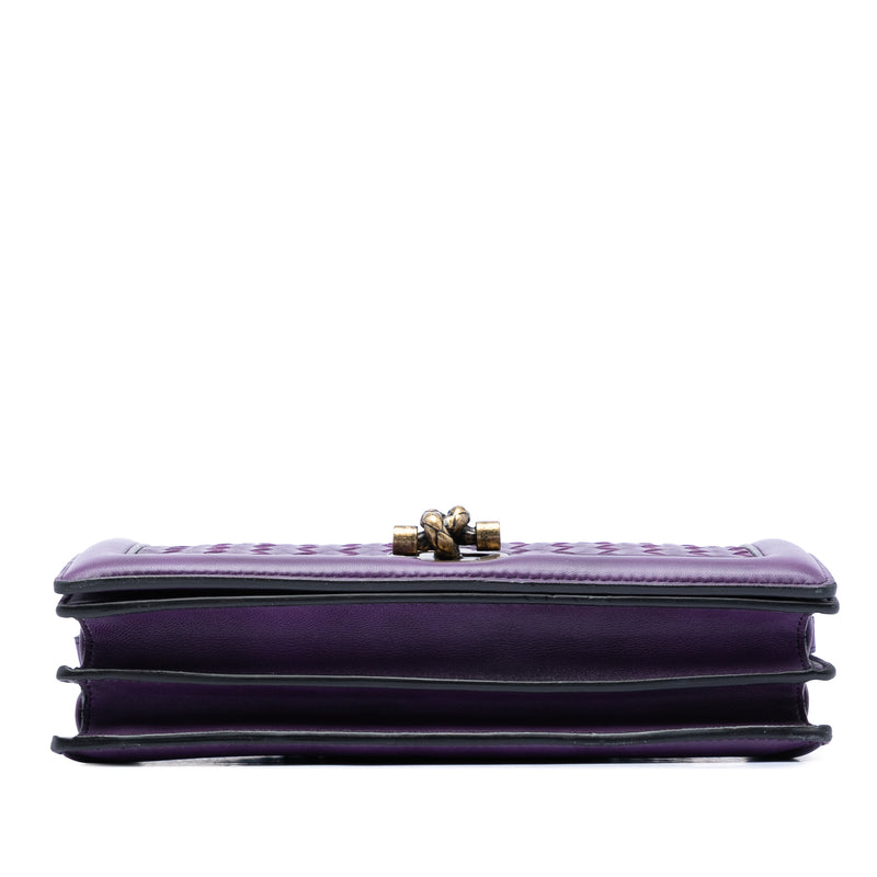 Nappa Intrecciato Olimpia Knot Crossbody - Image 3