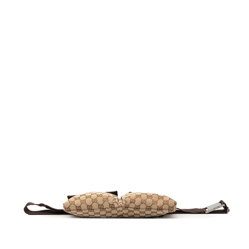GG Canvas Double Pocket Belt Bag - Image 3