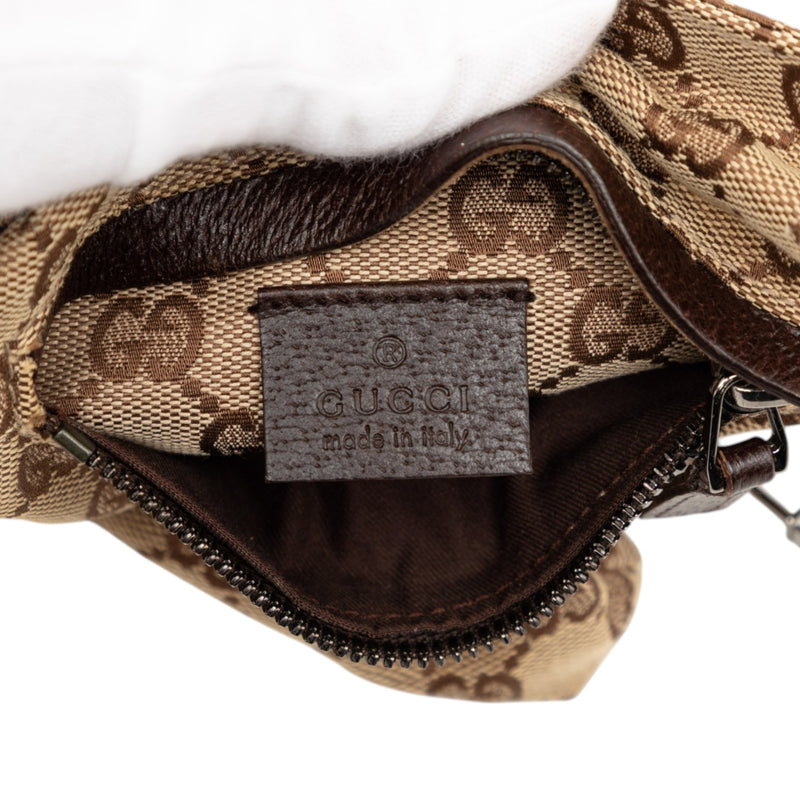 GG Canvas Double Pocket Belt Bag - Image 5