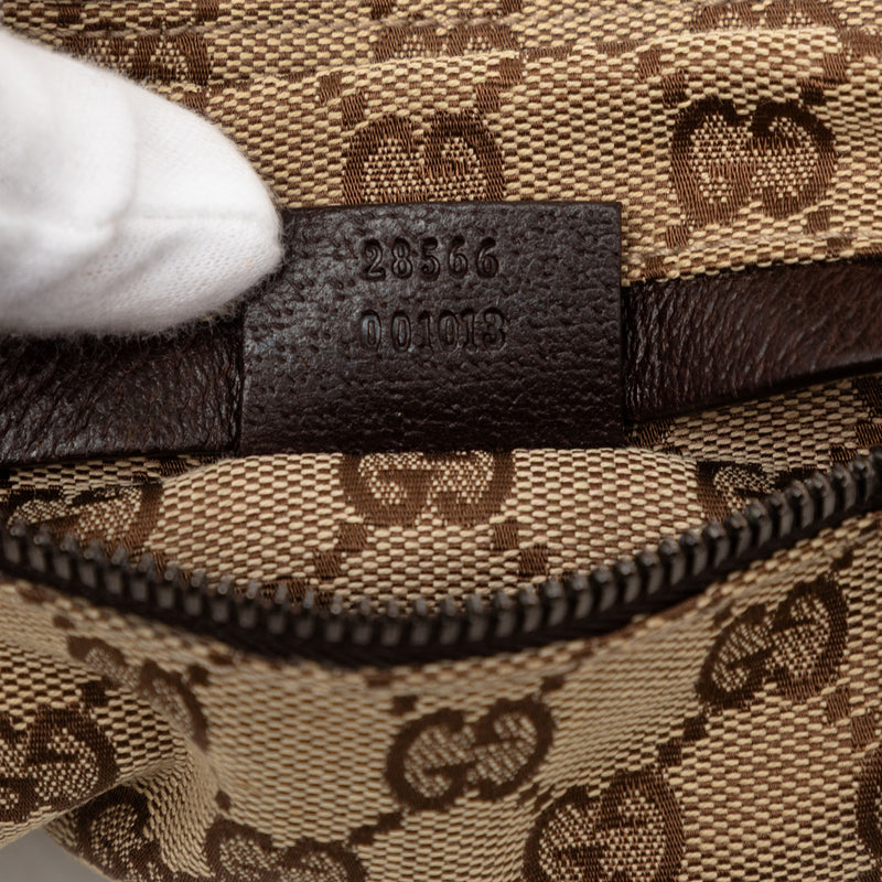 GG Canvas Double Pocket Belt Bag - Image 6