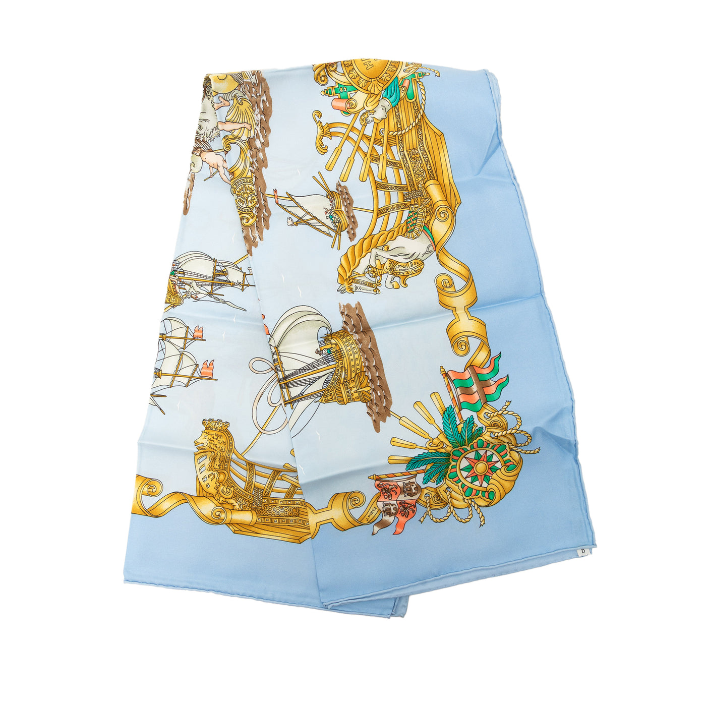Vaisseaux et Fregates Silk Scarf  90 - Image 1