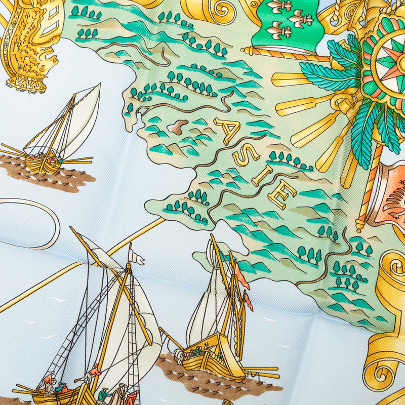 Vaisseaux et Fregates Silk Scarf  90 - Image 5