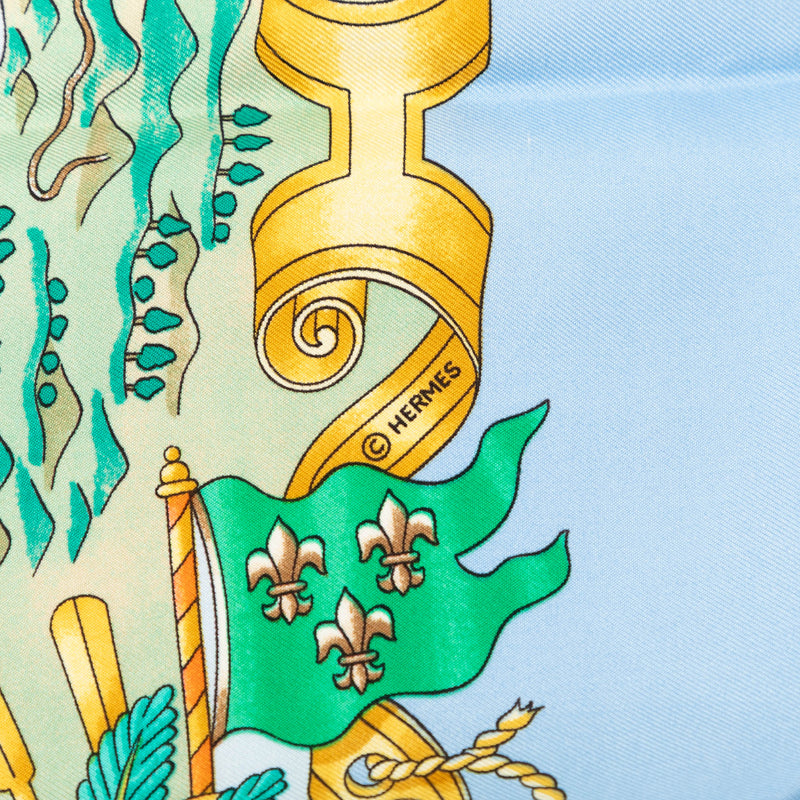 Vaisseaux et Fregates Silk Scarf  90 - Image 7
