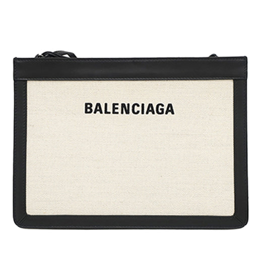 Canvas Navy Pochette Crossbody - Image 1
