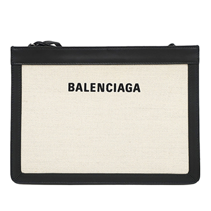 Canvas Navy Pochette Crossbody