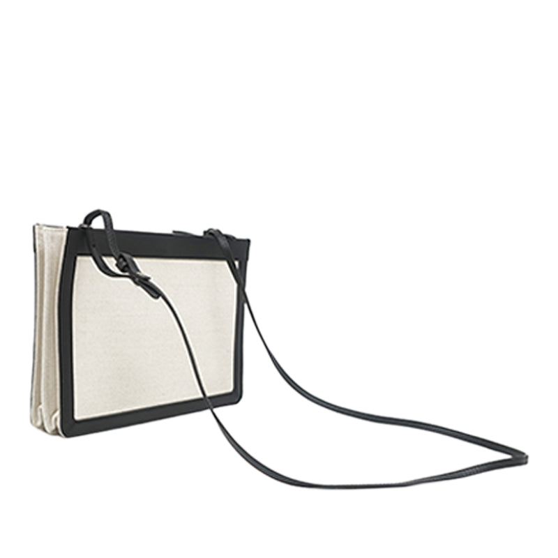 Canvas Navy Pochette Crossbody - Image 2