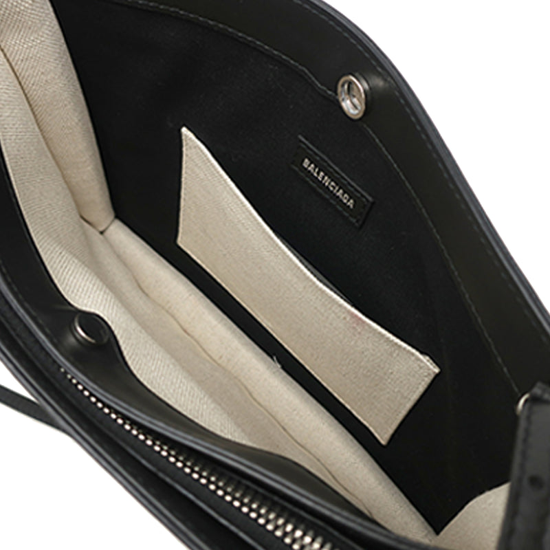 Canvas Navy Pochette Crossbody - Image 4