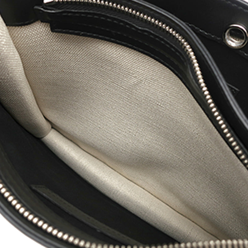 Canvas Navy Pochette Crossbody - Image 5