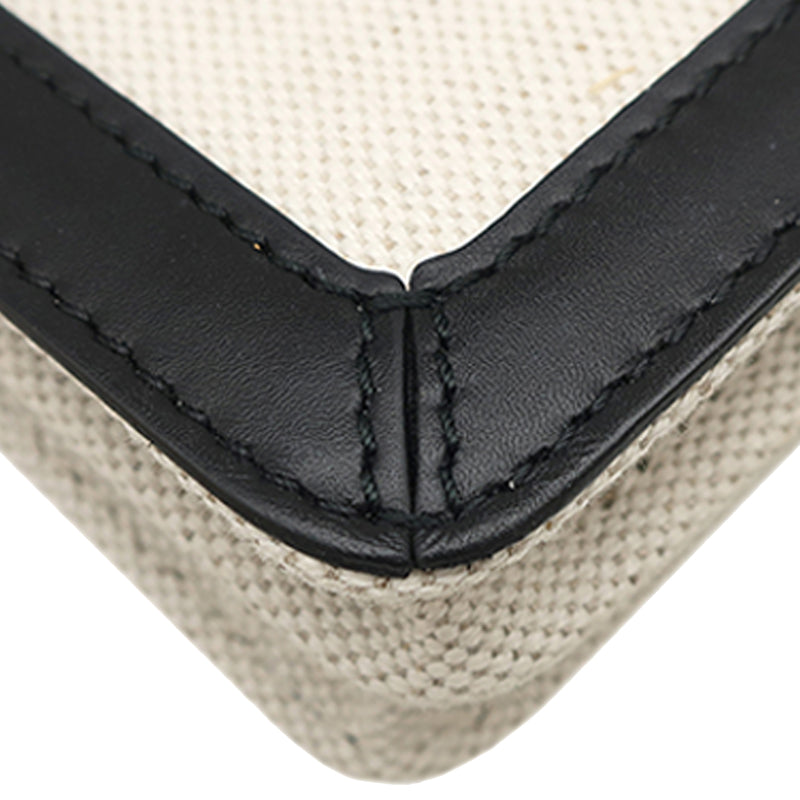 Canvas Navy Pochette Crossbody - Image 8