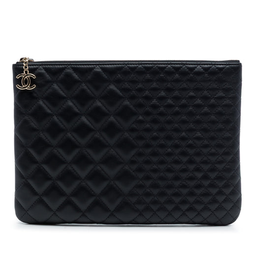 Medium Bi Quilted Lambskin O Case Clutch - Image 1