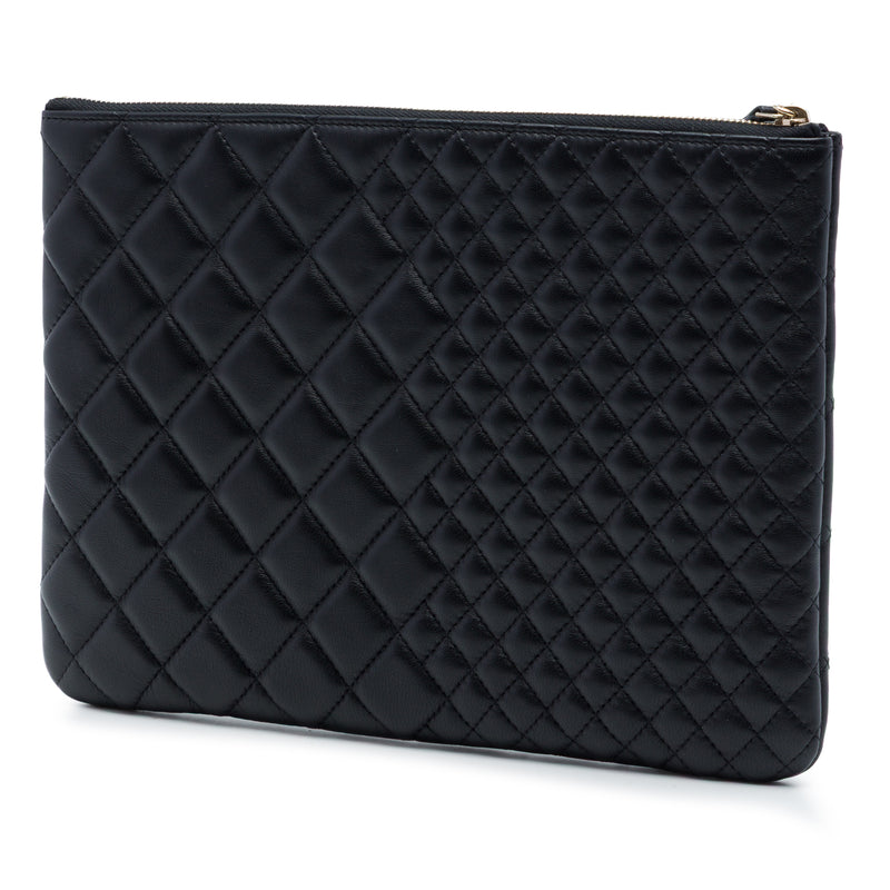Medium Bi Quilted Lambskin O Case Clutch - Image 2