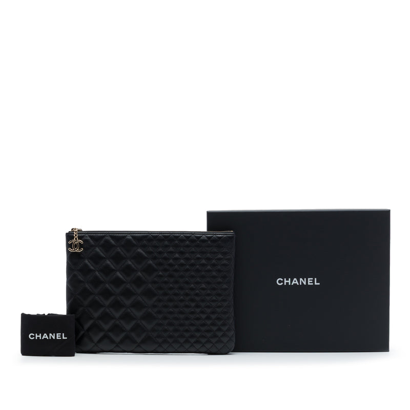 Medium Bi Quilted Lambskin O Case Clutch - Image 7