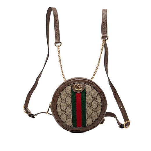 Mini GG Supreme Web Ophidia Round Backpack - Image 1